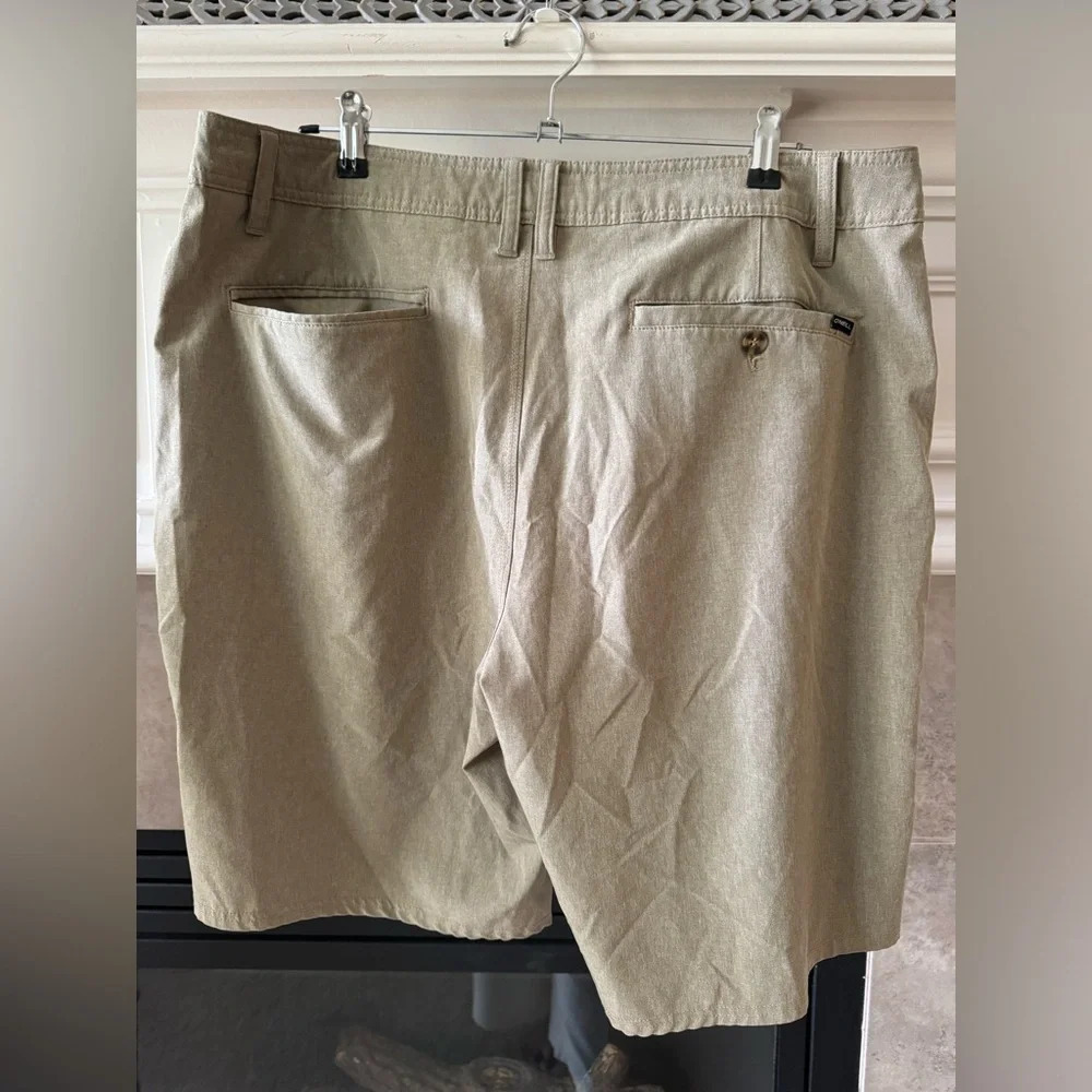 O’Neill RESERVE HEATHER 21" HYBRID SHORTS Khaki Sz 38 - Picture 4 of 12